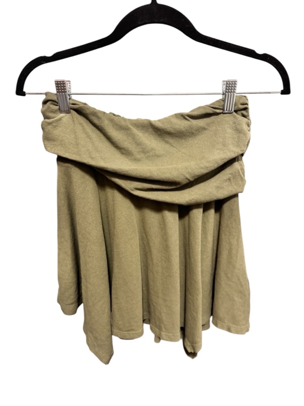 aerie foldover Olive Green Asymmetrical Skirt - Picture 3 of 10